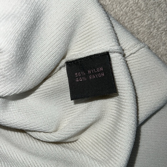 White Sequined Knit Halter Top - Picture 10 of 15